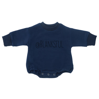 Sweatshirt Romper - 100% French Terry