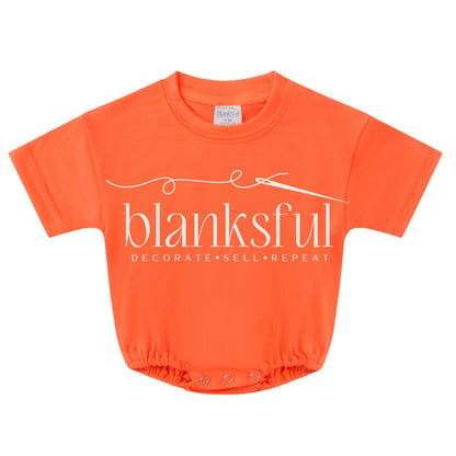 PREORDER - Baggy Bubble Baby Romper - 95% Polyester - Short Sleeve - Solids and Neons (CLOSES ON AUG 12TH AT NOON CST. EST ARRIVE TO ME IS OCT 12TH)