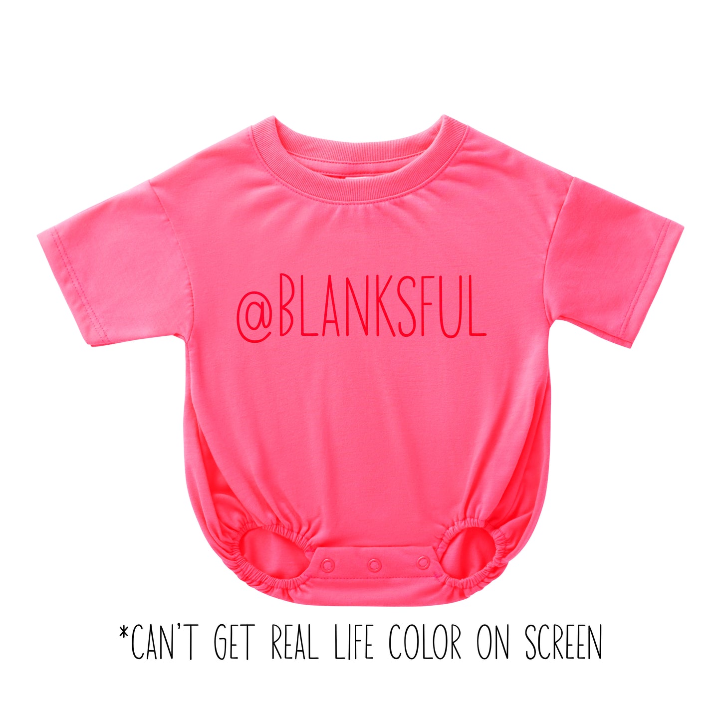 Baggy Bubble Romper - 100% Polyester