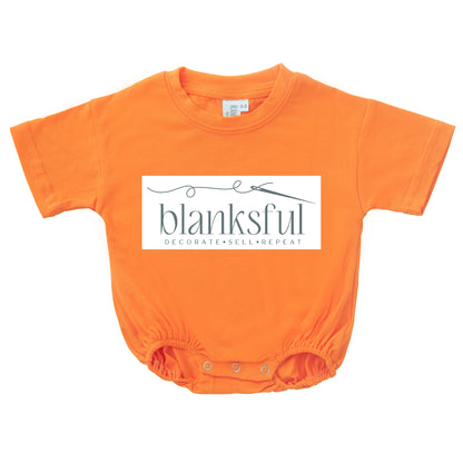 Baggy Bubble Baby Romper - 95% Polyester - Short Sleeve
