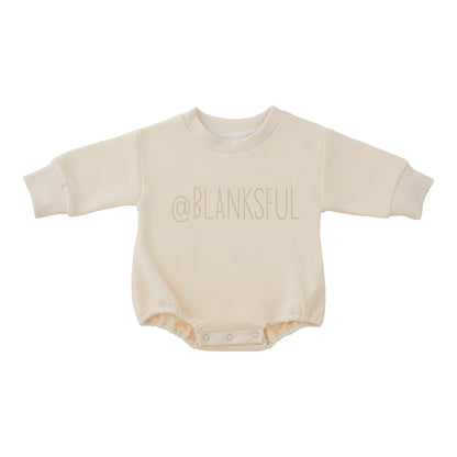 Sweatshirt Romper - 100% French Terry