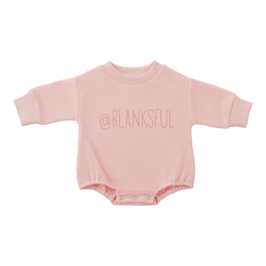 French Terry Sweatshirt Romper – 100% Polyester Decoration Blank