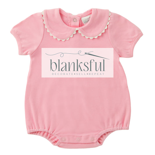 Scalloped Collared Bubble - Short Sleeve