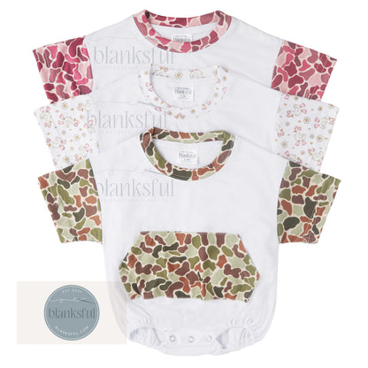 Pocket Baggy Bubble Baby Romper - 95% Polyester