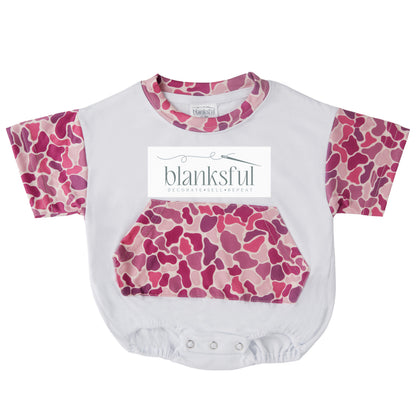 Pocket Baggy Bubble Baby Romper - 95% Polyester