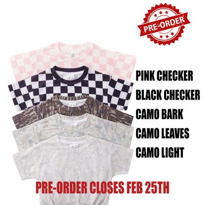 PREORDER - Printed Short Sleeve T-Shirts - Ship out May 8th (Copy)