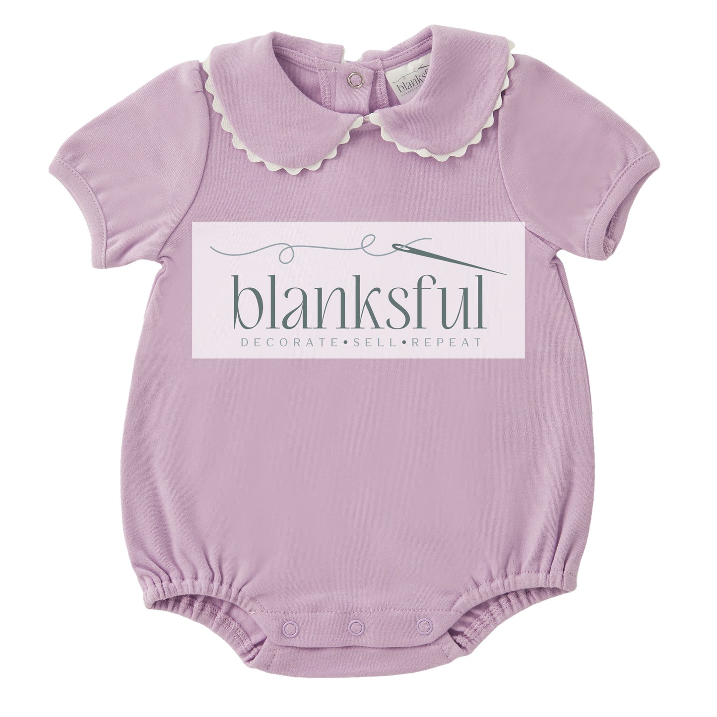 Scalloped Collared Bubble - Short Sleeve