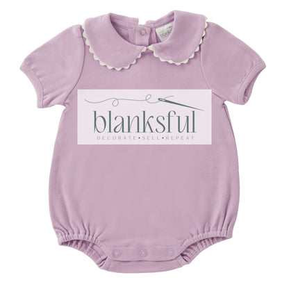 Scalloped Collared Bubble - Short Sleeve
