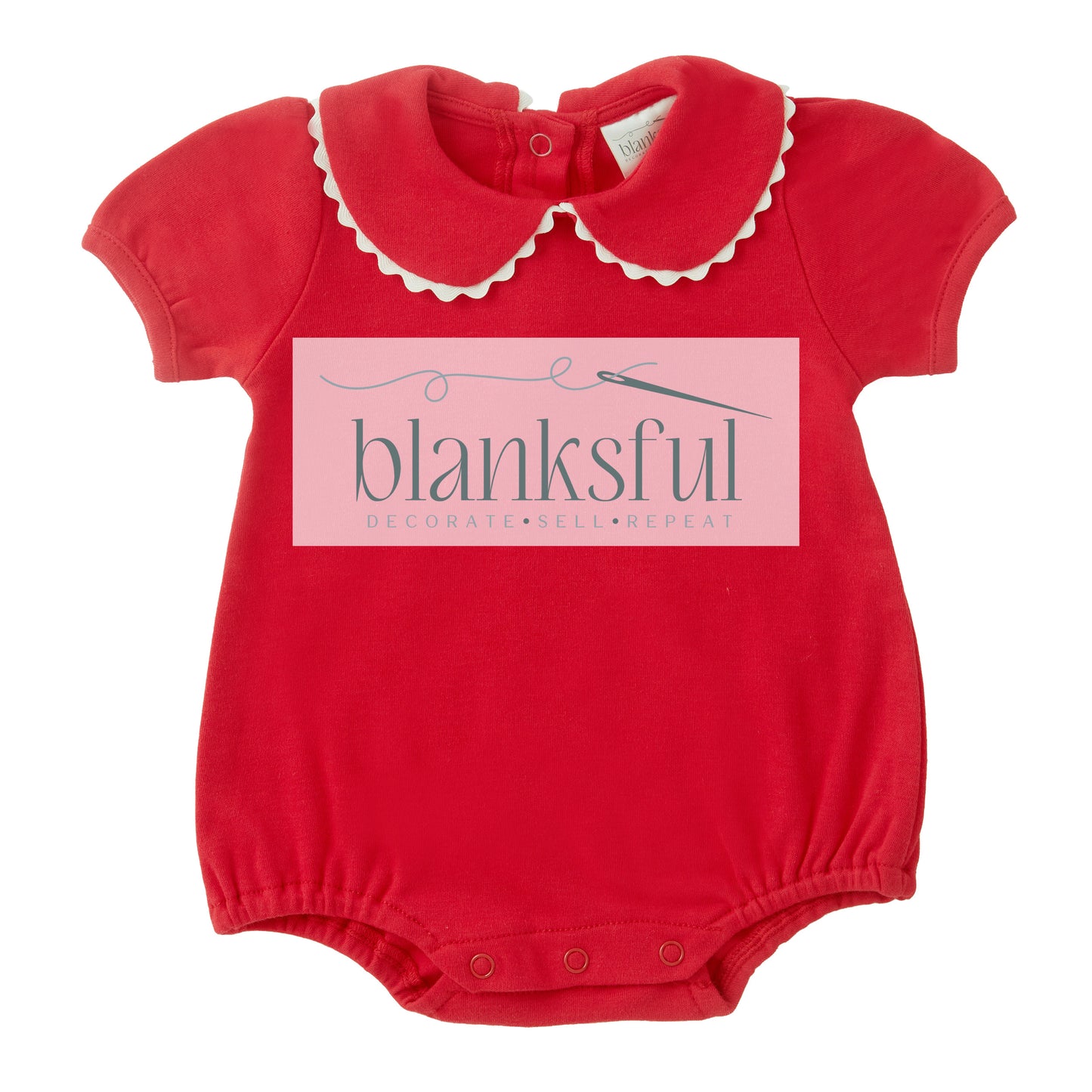 Scalloped Collared Bubble - Short Sleeve