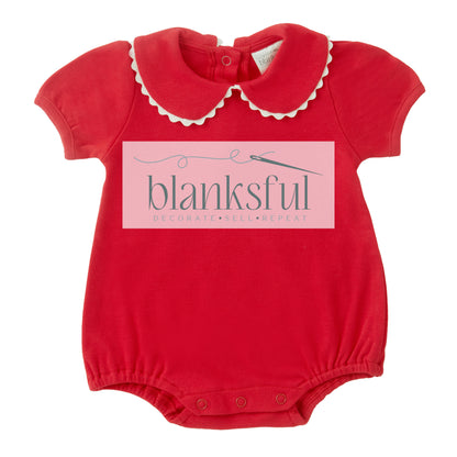Scalloped Collared Bubble - Short Sleeve