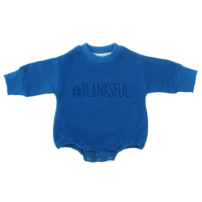 Sweatshirt Romper - 100% French Terry