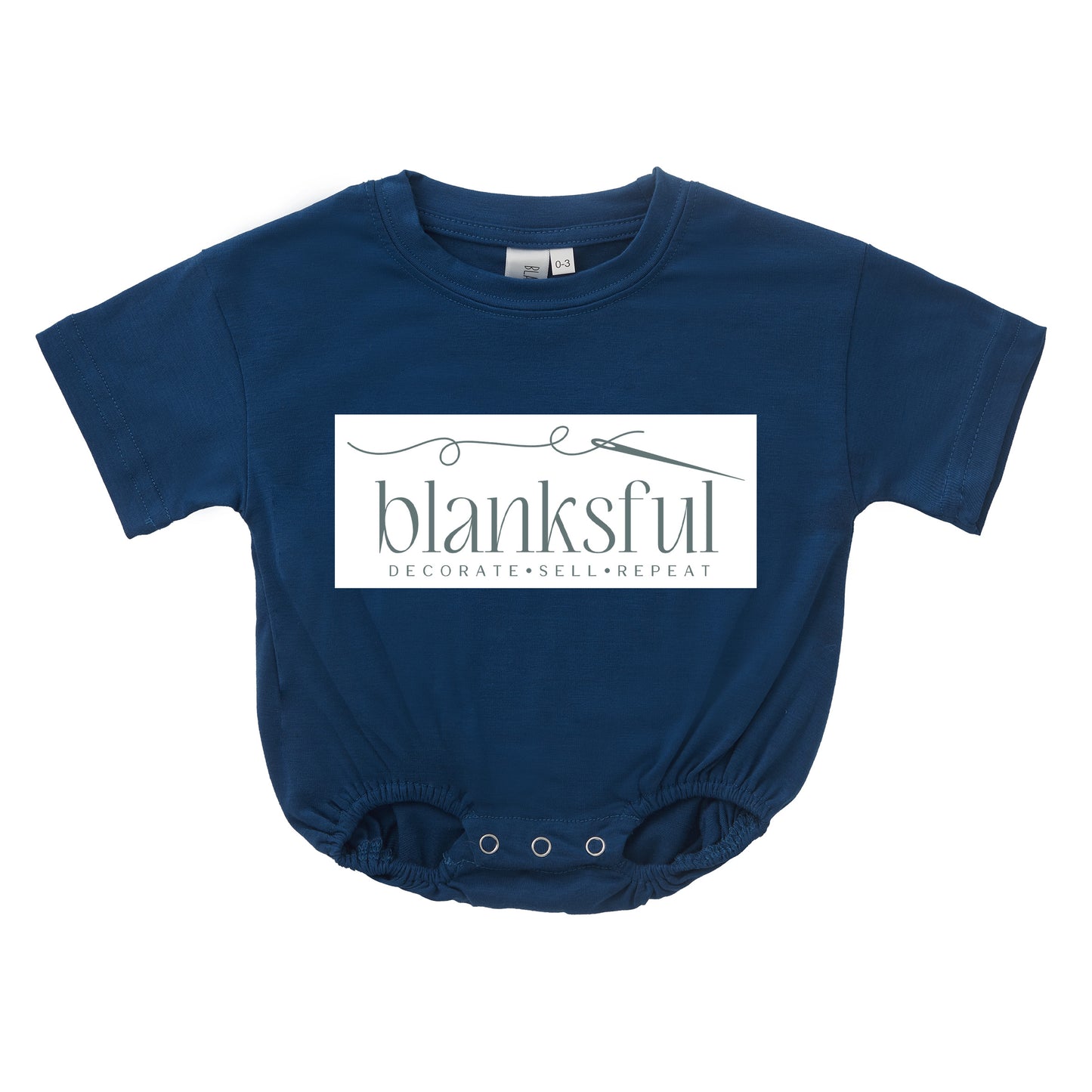 Baggy Bubble Romper - 95% Polyester - Short or Long Sleeve