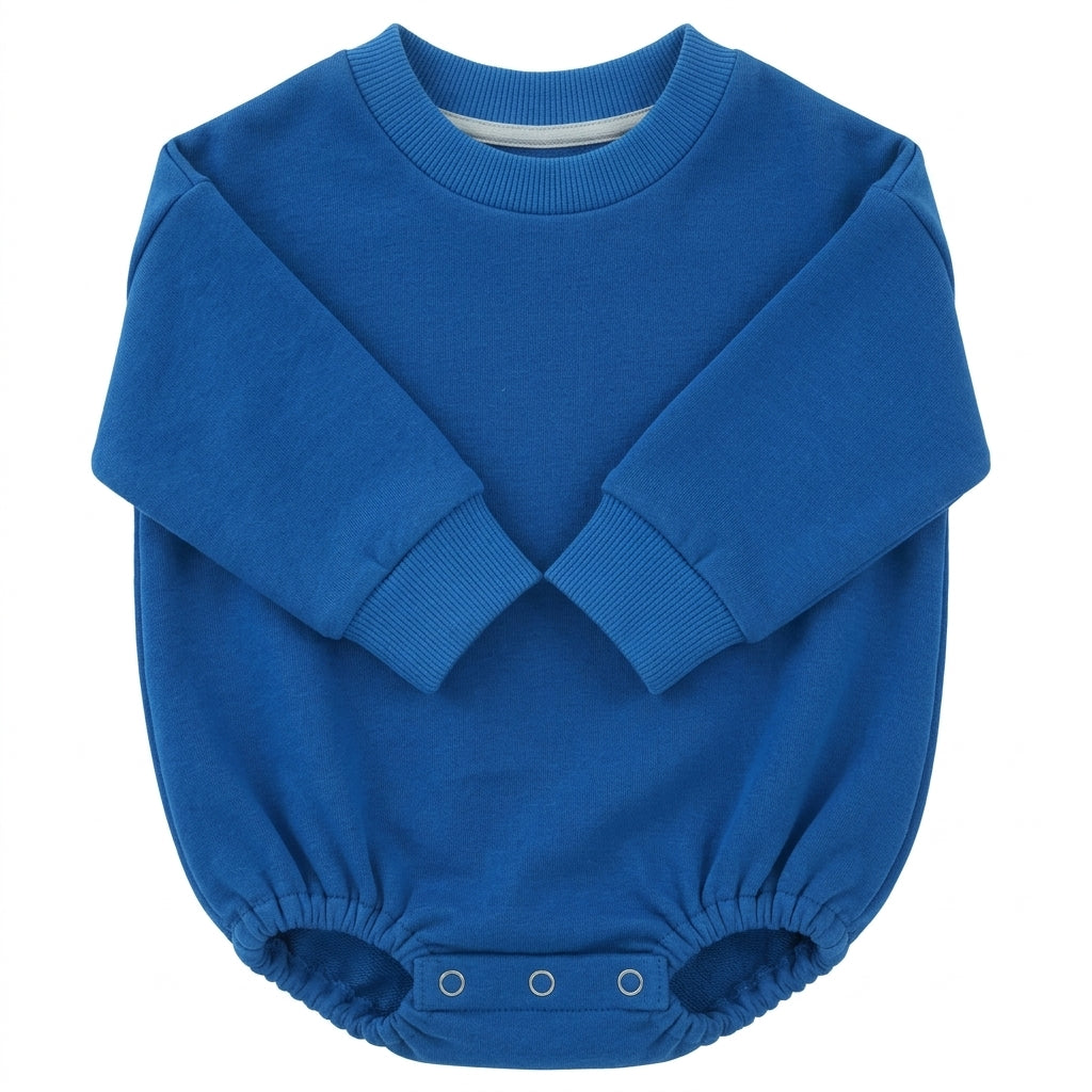 French Terry Sweatshirt Romper – 100% Polyester Decoration Blank