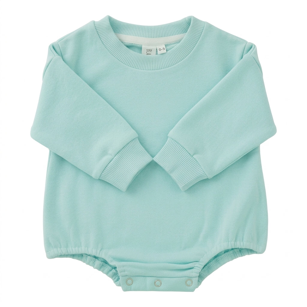 French Terry Sweatshirt Romper – 100% Polyester Decoration Blank