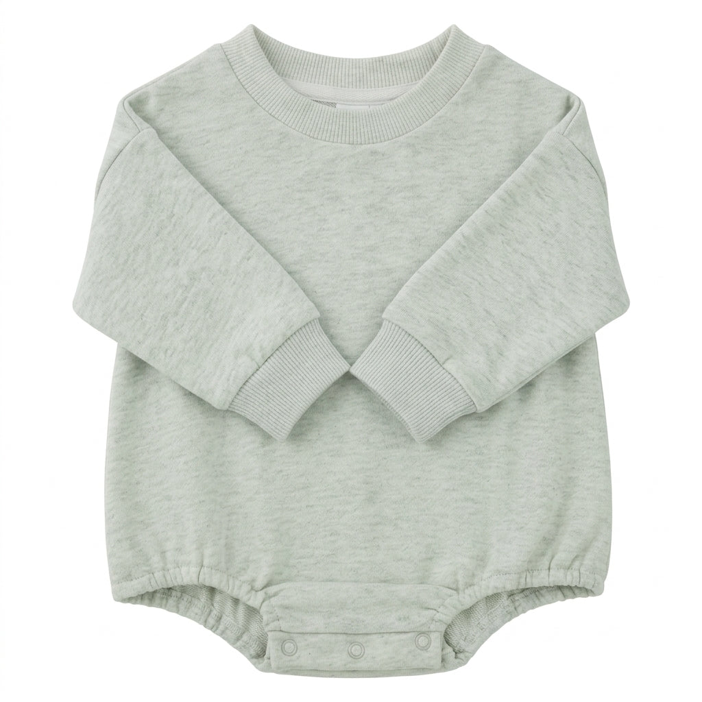 French Terry Sweatshirt Romper – 100% Polyester Decoration Blank