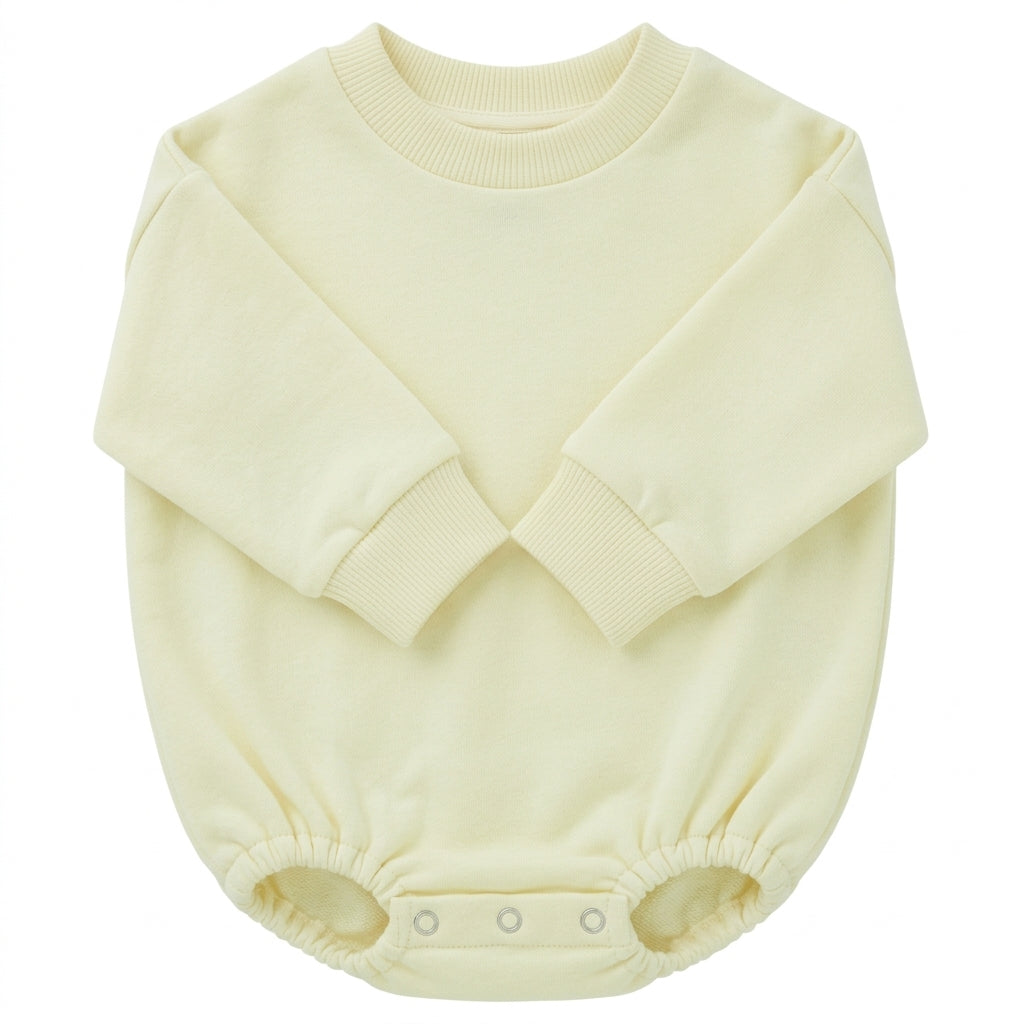 French Terry Sweatshirt Romper – 100% Polyester Decoration Blank