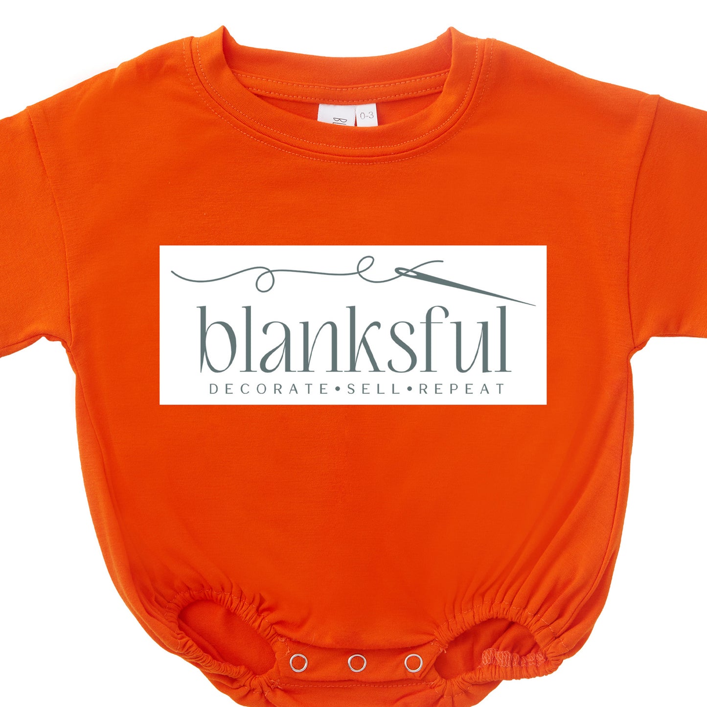 Baggy Bubble Romper - 95% Polyester - Long Sleeve