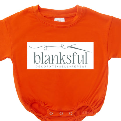 Baggy Bubble Romper - 95% Polyester - Long Sleeve