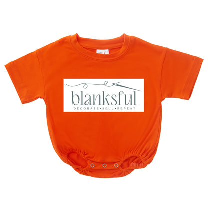 Baggy Bubble Romper - 95% Polyester - Short or Long Sleeve