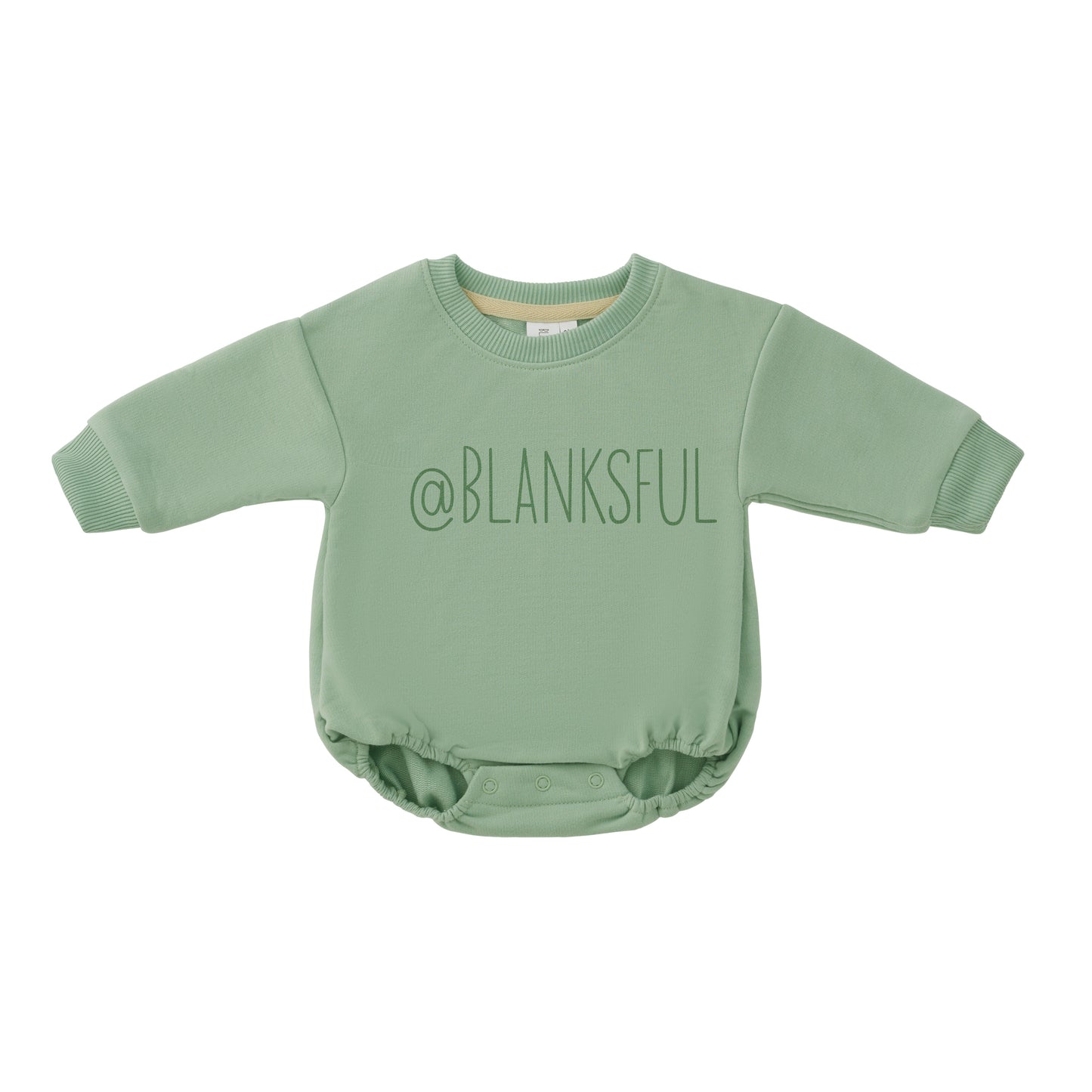 Sweatshirt Romper - 100% French Terry