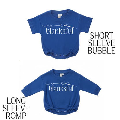 Cotton Baggy Bubble Romper - 100% Cotton - Short or Long Sleeve - Thick Material