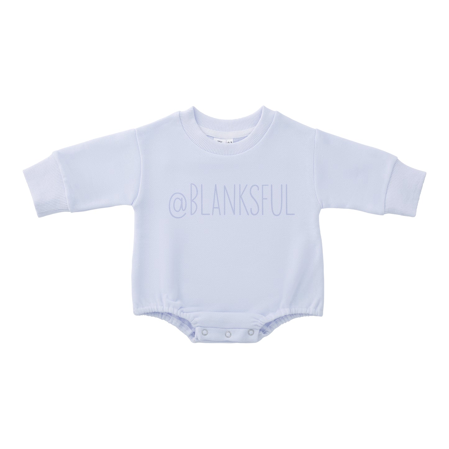 Sweatshirt Romper - 100% French Terry