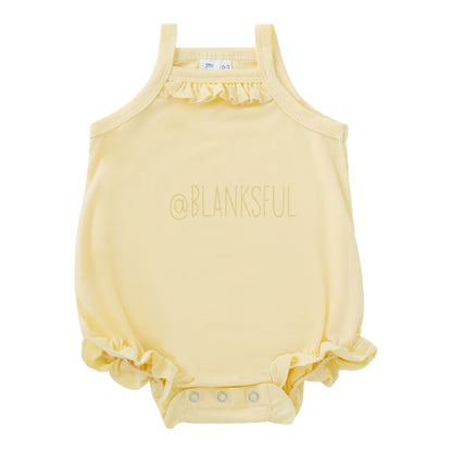 Girls Sleeveless Romper - 95% Polyester