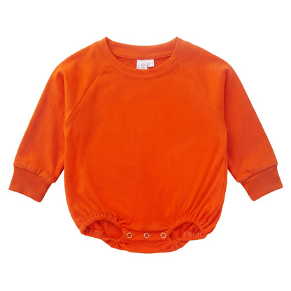 Baggy Bubble Romper - 95% Polyester - Long Sleeve