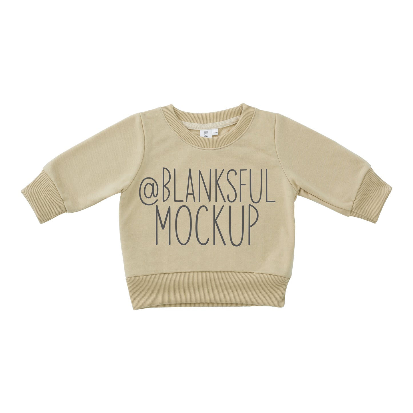 Pullover - Mockup - Wheat