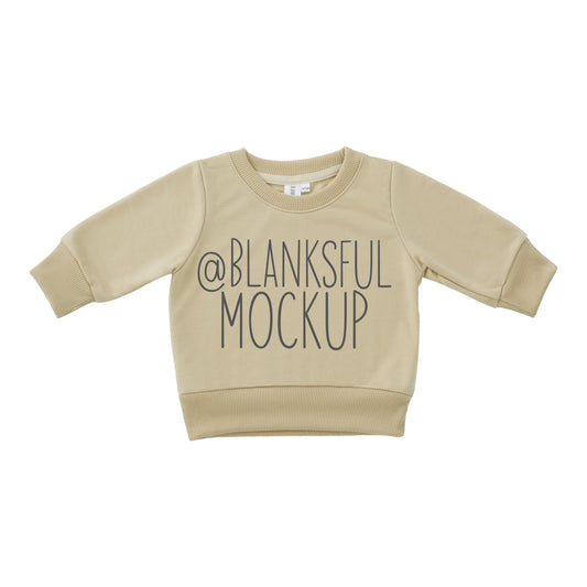 Pullover - Mockup - Wheat