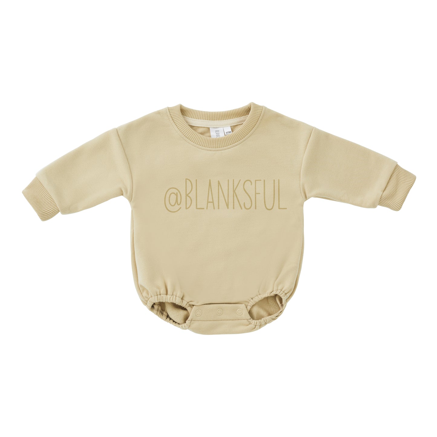 Sweatshirt Romper - 100% French Terry