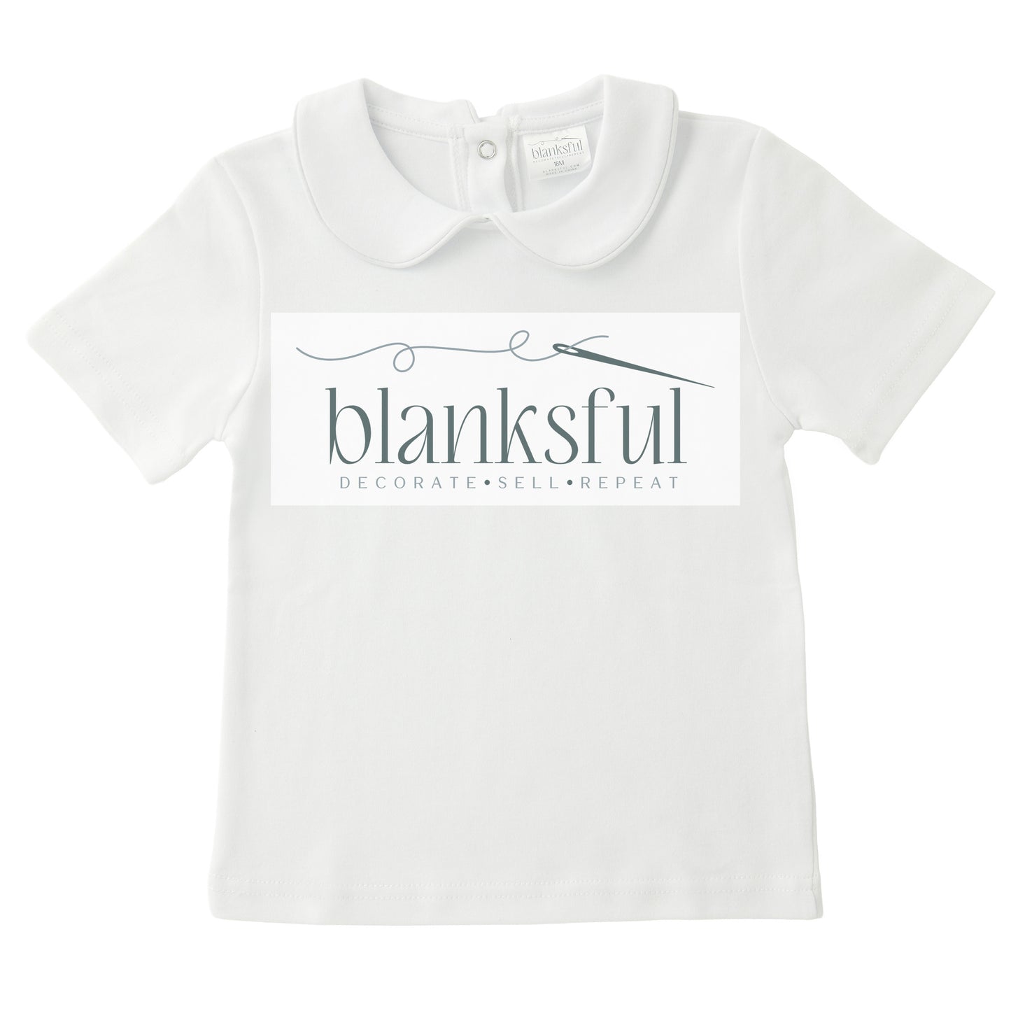 Piping Collared Shirt - Short Sleeve