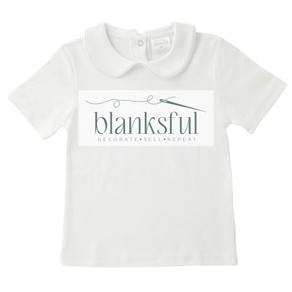 Piping Collared Shirt - Short Sleeve