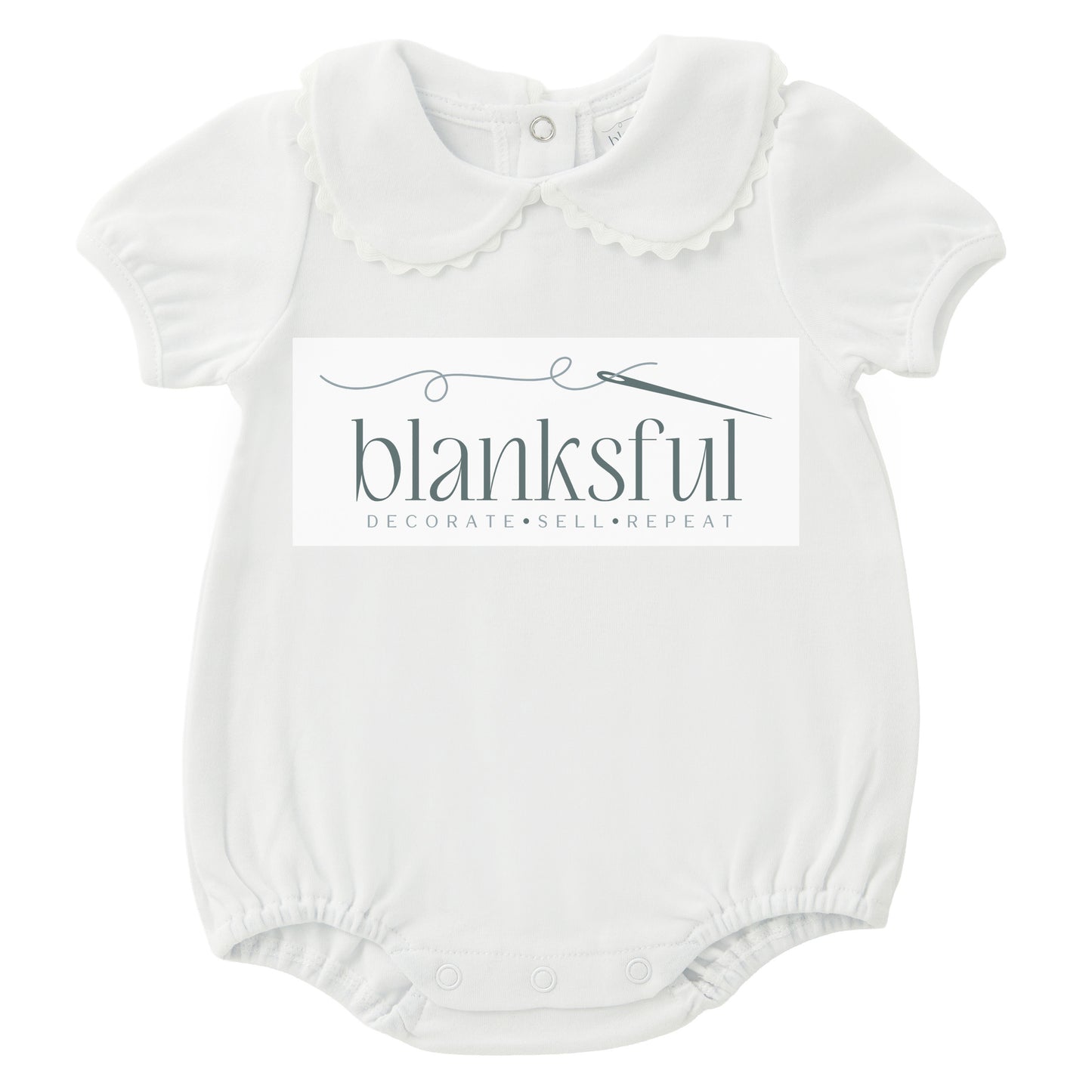Scalloped Collared Bubble - Short Sleeve