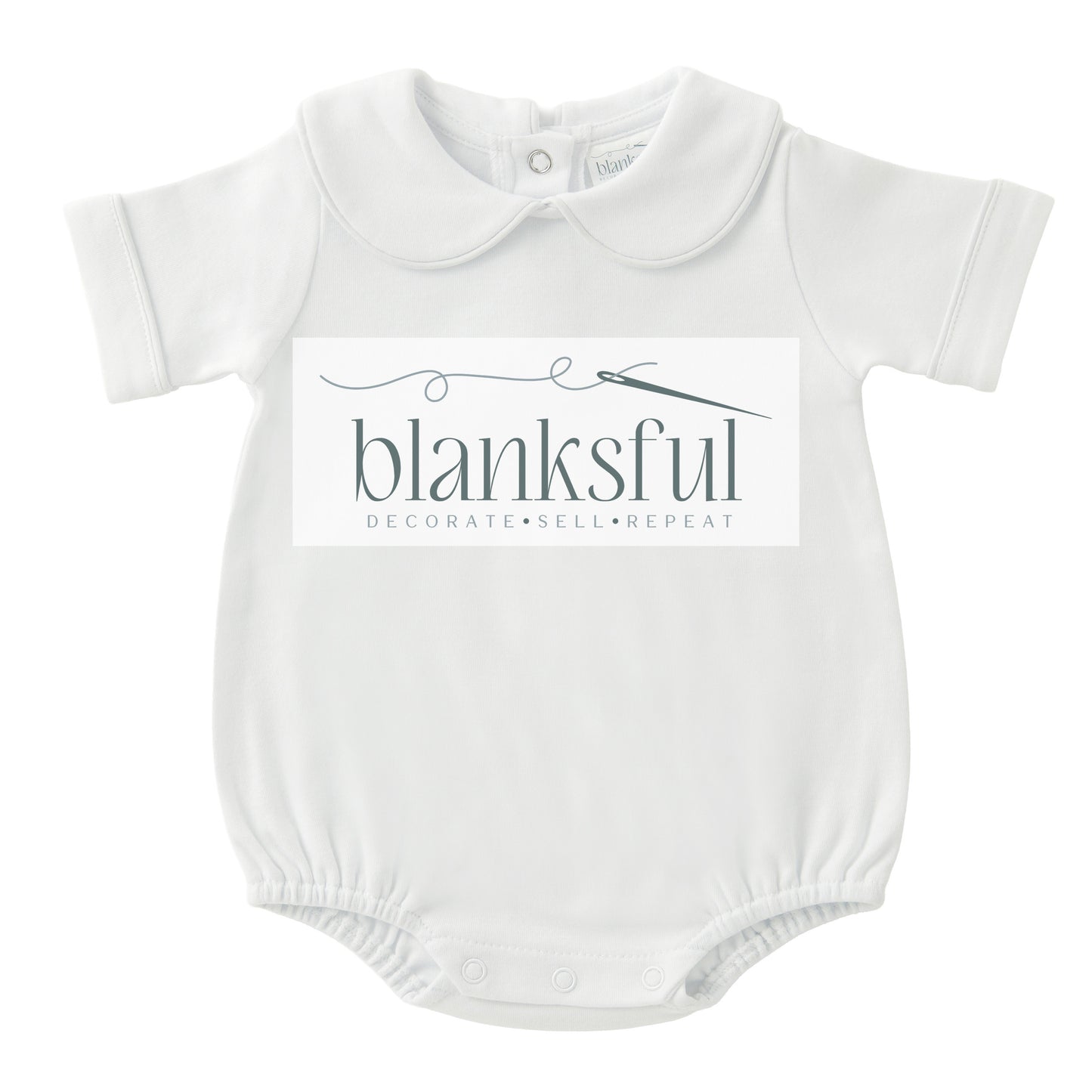 Piping Collared Bubble - Short Sleeve