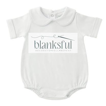 Piping Collared Bubble - Short Sleeve