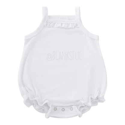 Girls Sleeveless Romper - 95% Polyester