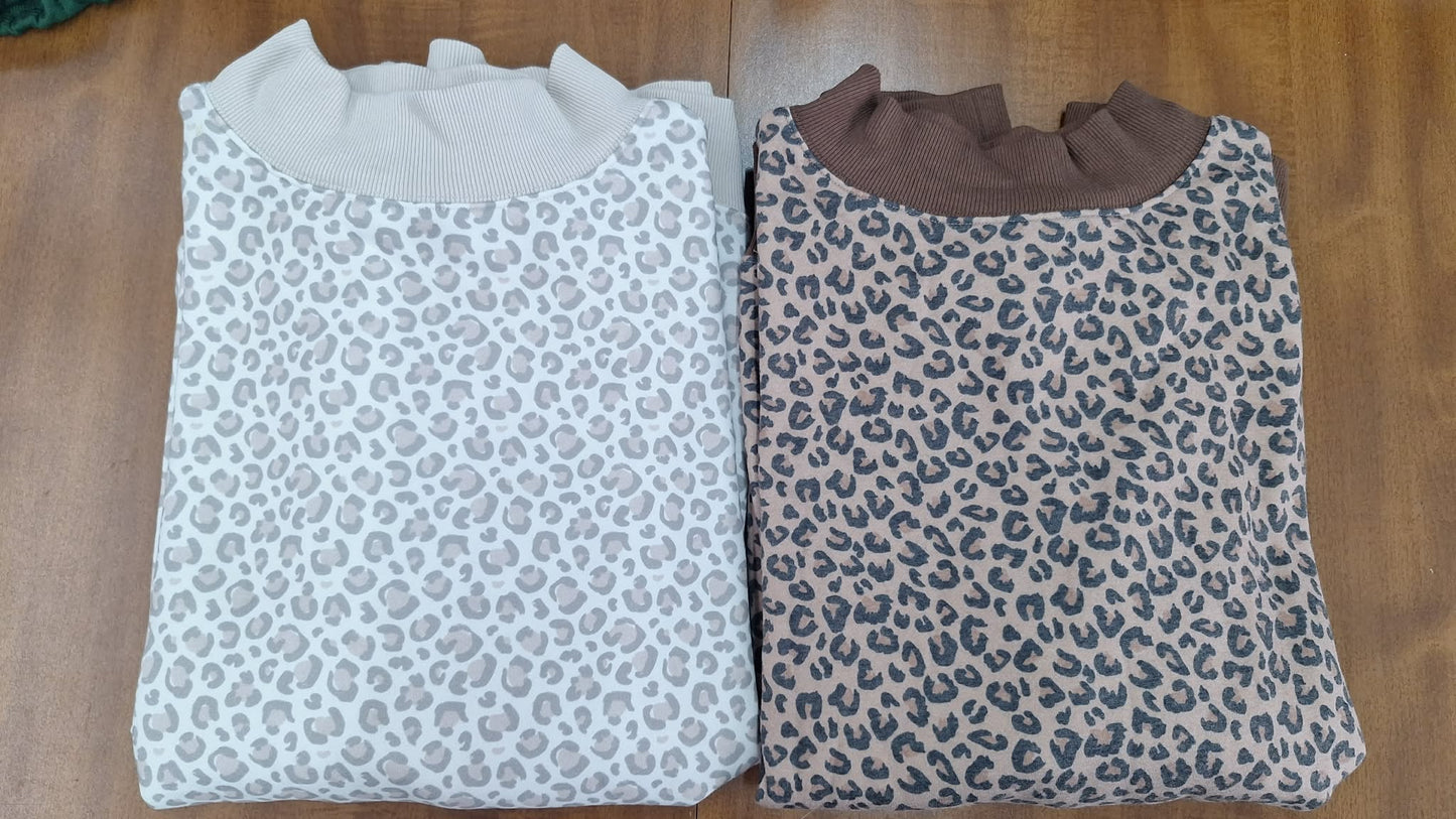 PREORDER - Printed Mock Neck - Oversized Fit - (closes when/if sell out) (should arrive Oct 31 2026)