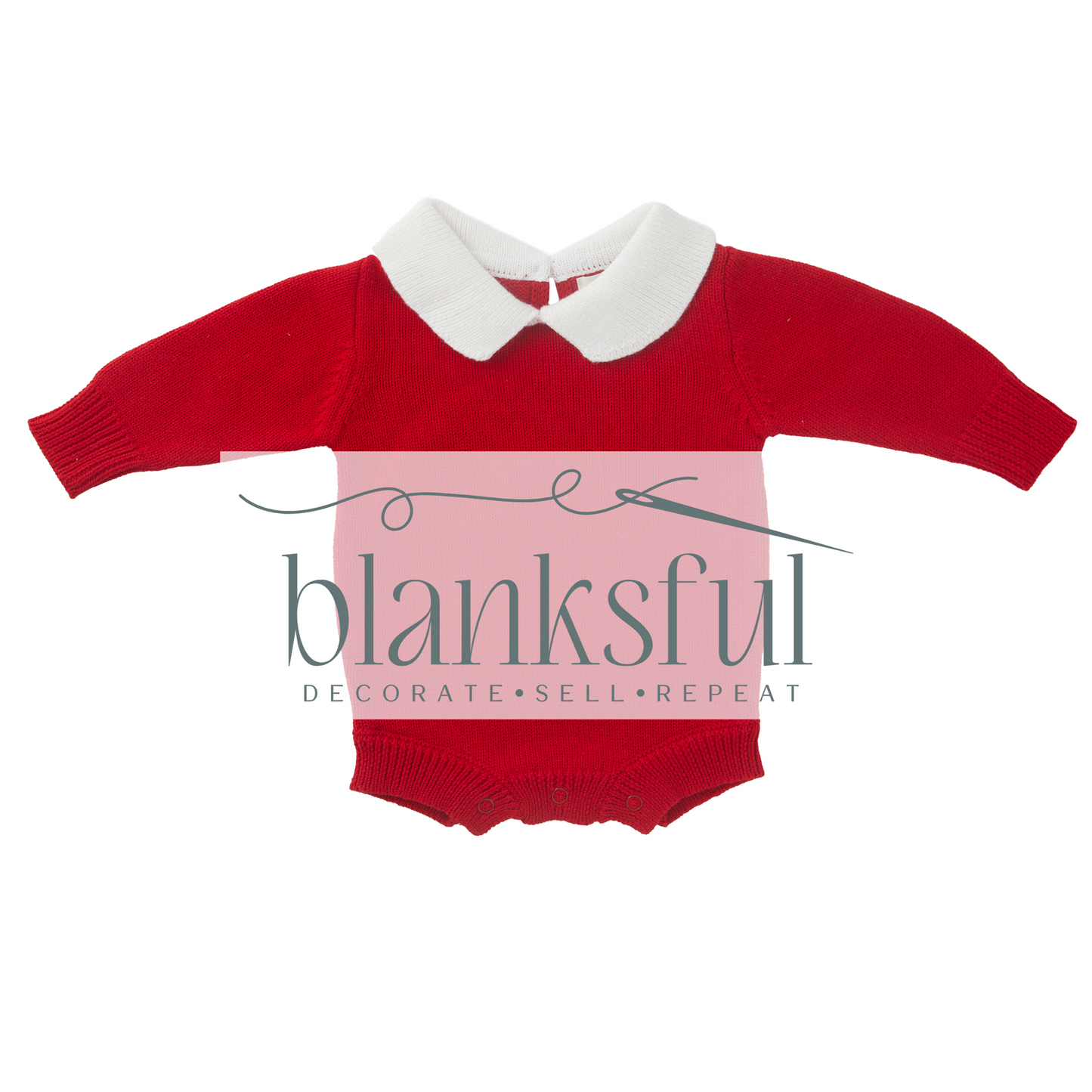 Long Sleeve Knit Romper - Unisex - 100% Cotton